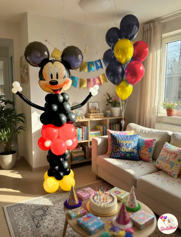 Ballonpilaar - Mickey Mouse